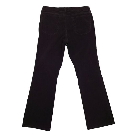 VTG J.Crew Corduroy Pants Womens 10R Boho Hippie Retro Country Western Y2K Choco - Picture 2 of 11